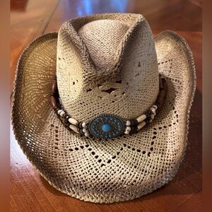 Milani Straw Cowboy Hat Country concert, costume Unisex